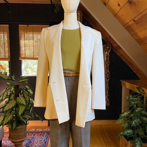 Classiques Entier Jackets & Blazers - Cream Wool Blazer